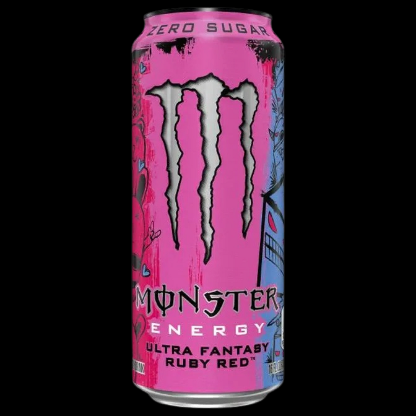 Monster Energy Drink, Ultra Fantasy Ruby Red 16 oz.