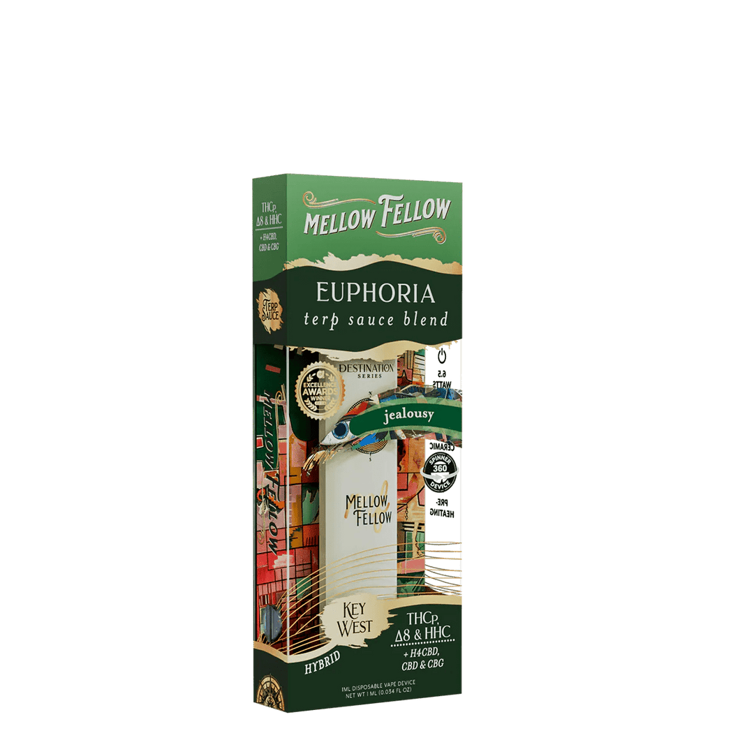 Euphoria Blend - Terp Sauce 1ml Disposable Spinner Vape - Jealousy (Hybrid)