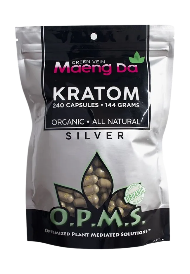 OPMS - Green Vein Maeng Da Kratom Capsules - 120-480