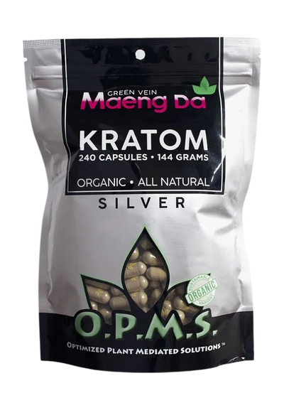 OPMS - Green Vein Maeng Da Kratom Capsules - 120-480